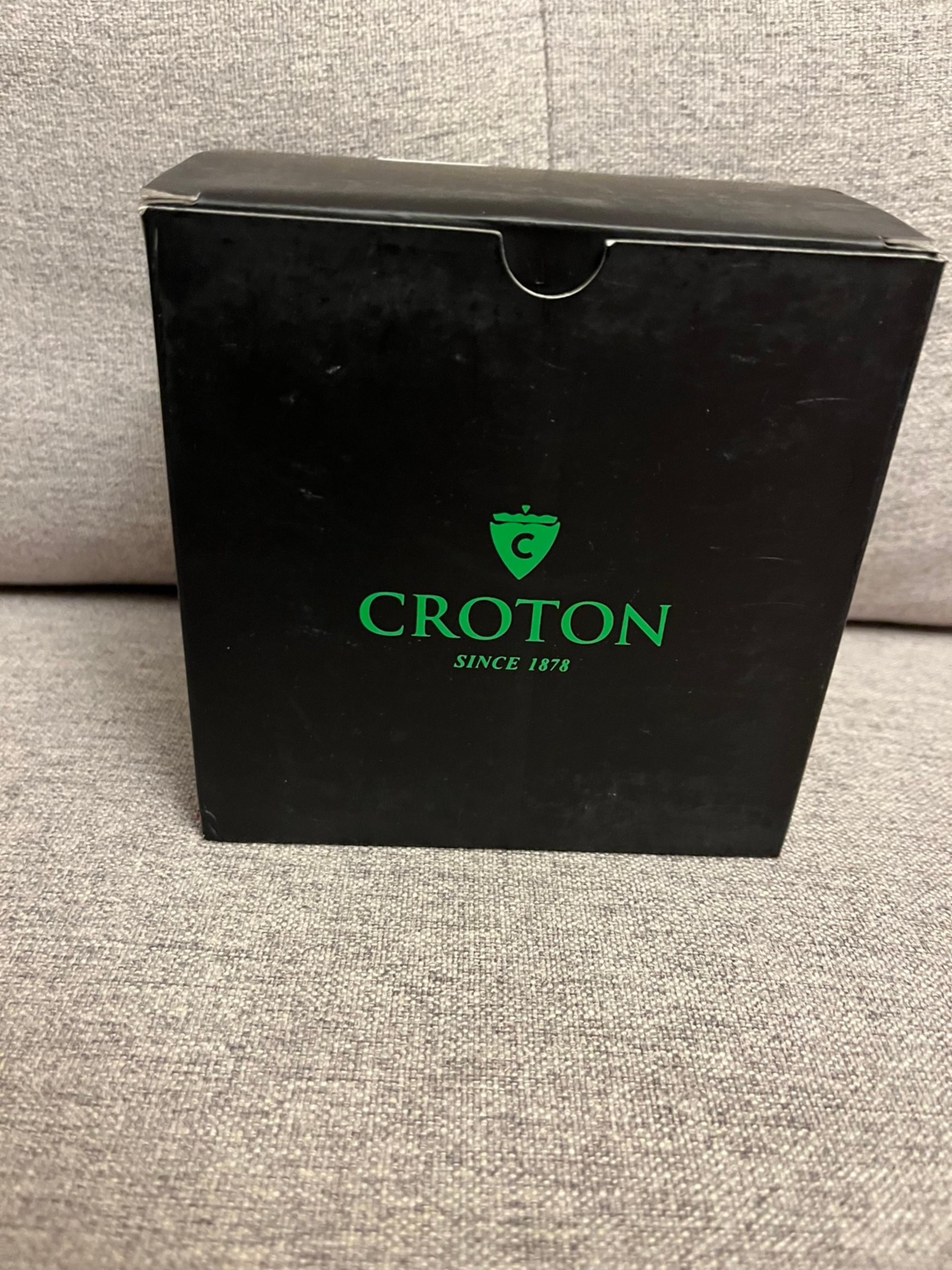 Vintage Collectible Green Croton Watch Box