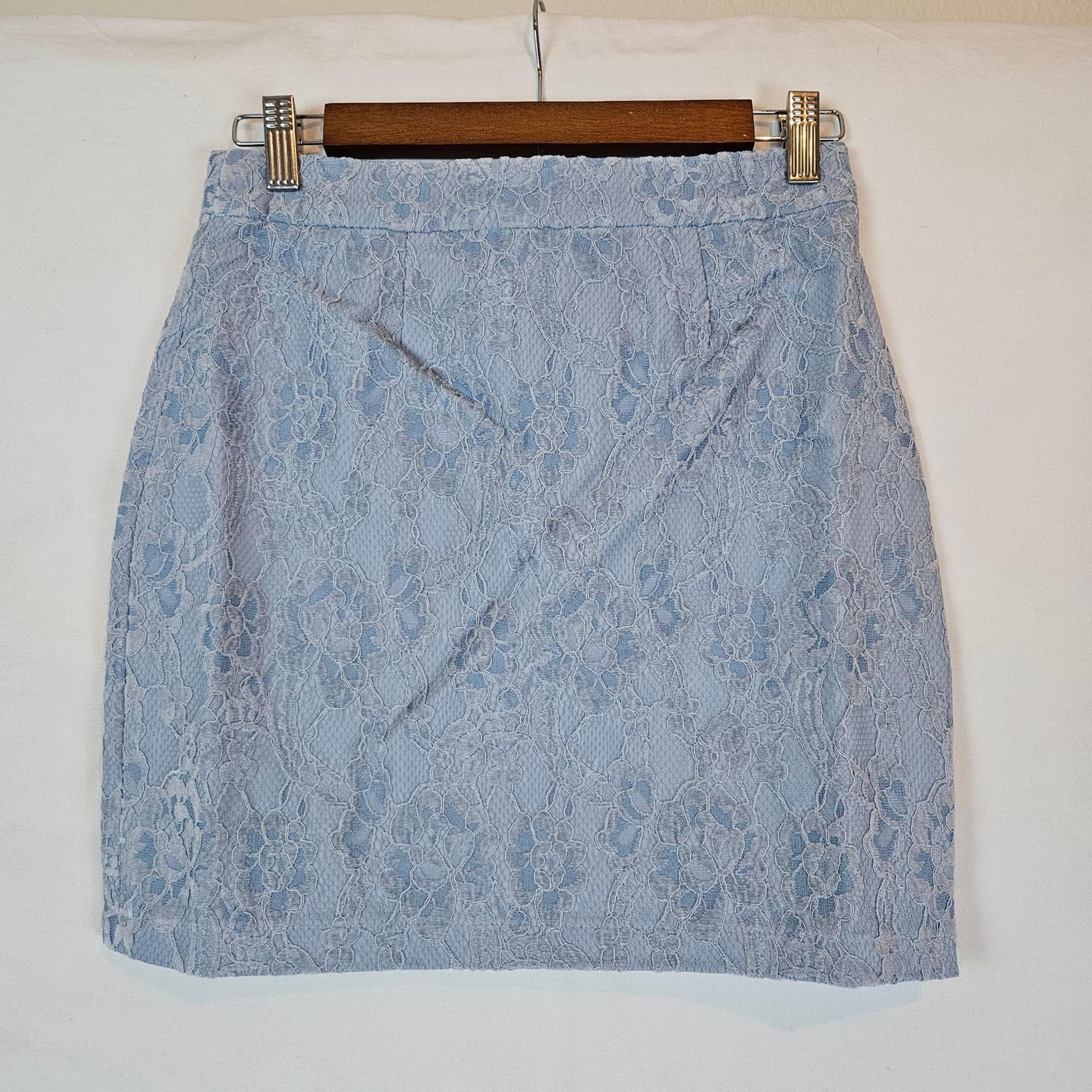 Nwt, Naked wardrobe the statement blue mini skirt, size S