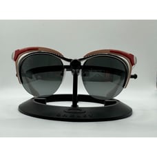New Prada Designer Sunglasses - Pink/Red Round Style - 300+ Retail