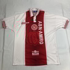 AJAX AMSTERDAM 1997/1998 HOME FOOTBALL SHIRT JERSEY TRIKOY UMBRO SIZE XL MINT
