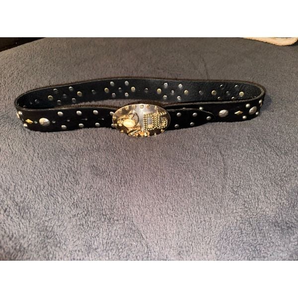 vintage Dolce and Gabbana black belt Sz S