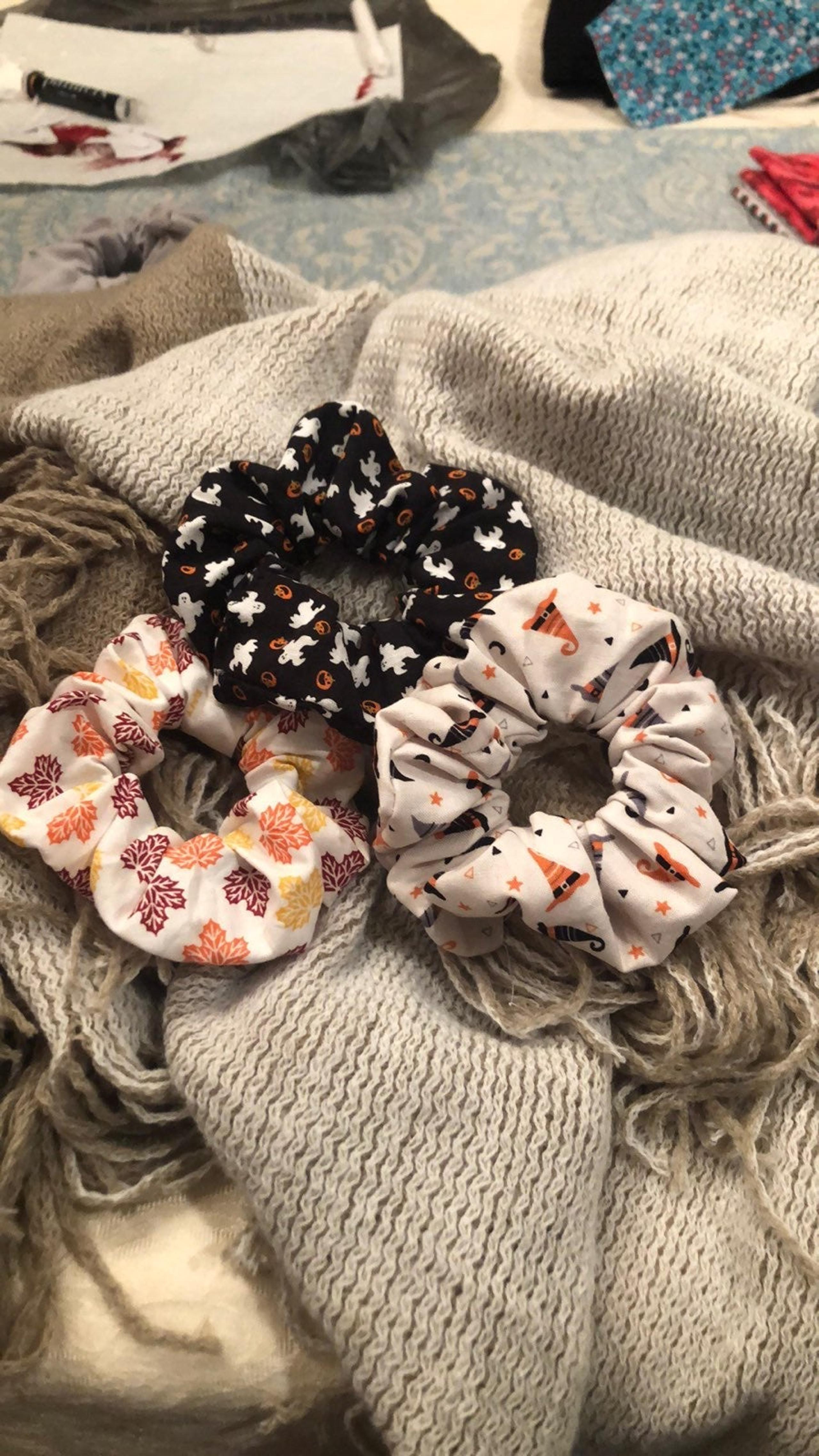 Halloween/ Fall Scrunchies!