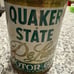 Vintage Quaker State De Luxe Motor Oil 10W-40HD - 1 Quart Metal Can - FULL