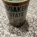 Vintage Quaker State De Luxe Motor Oil 10W-40HD - 1 Quart Metal Can - FULL