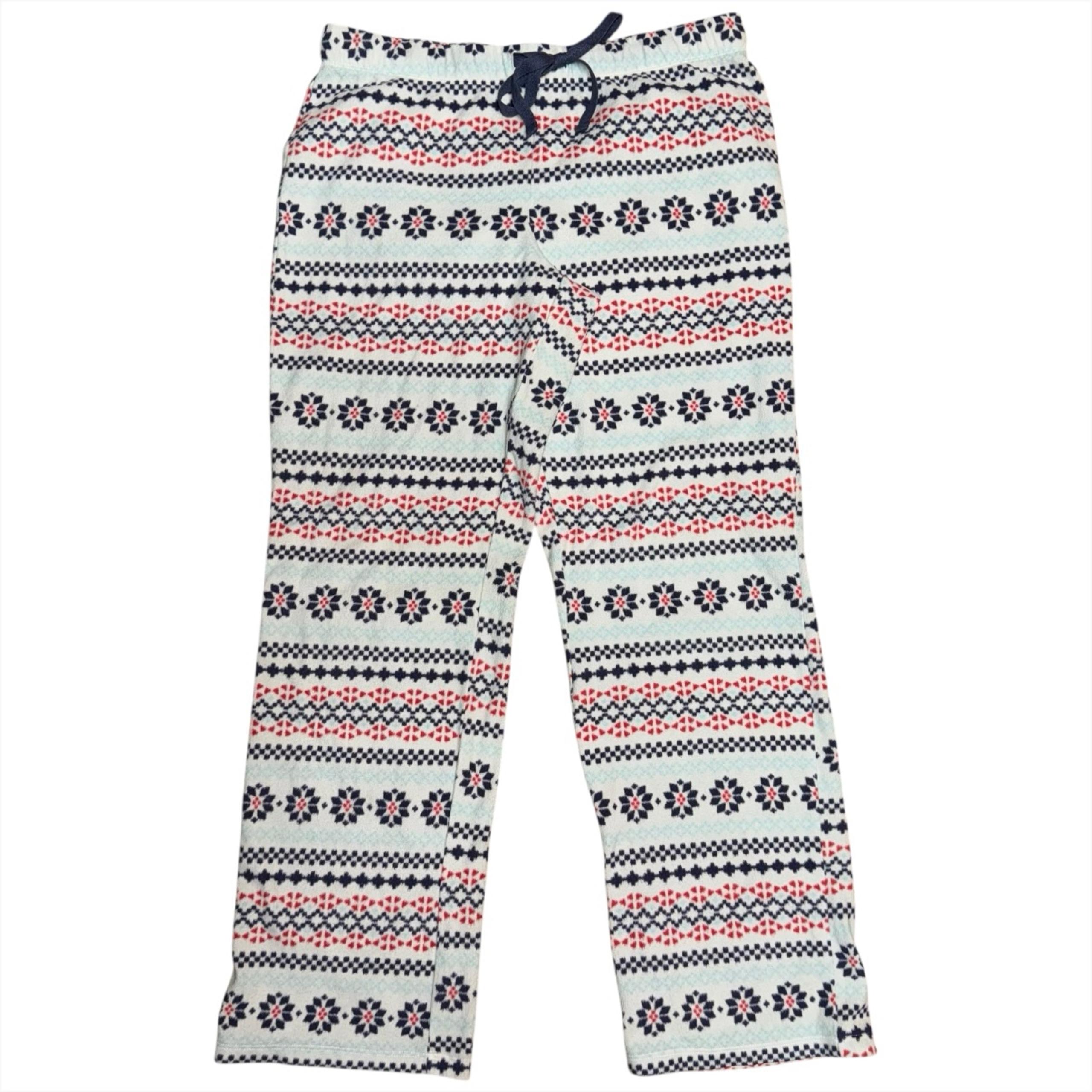 Sonoma Women’s Medium Holiday Fleece Pajama Pants | Winter Sleepwear