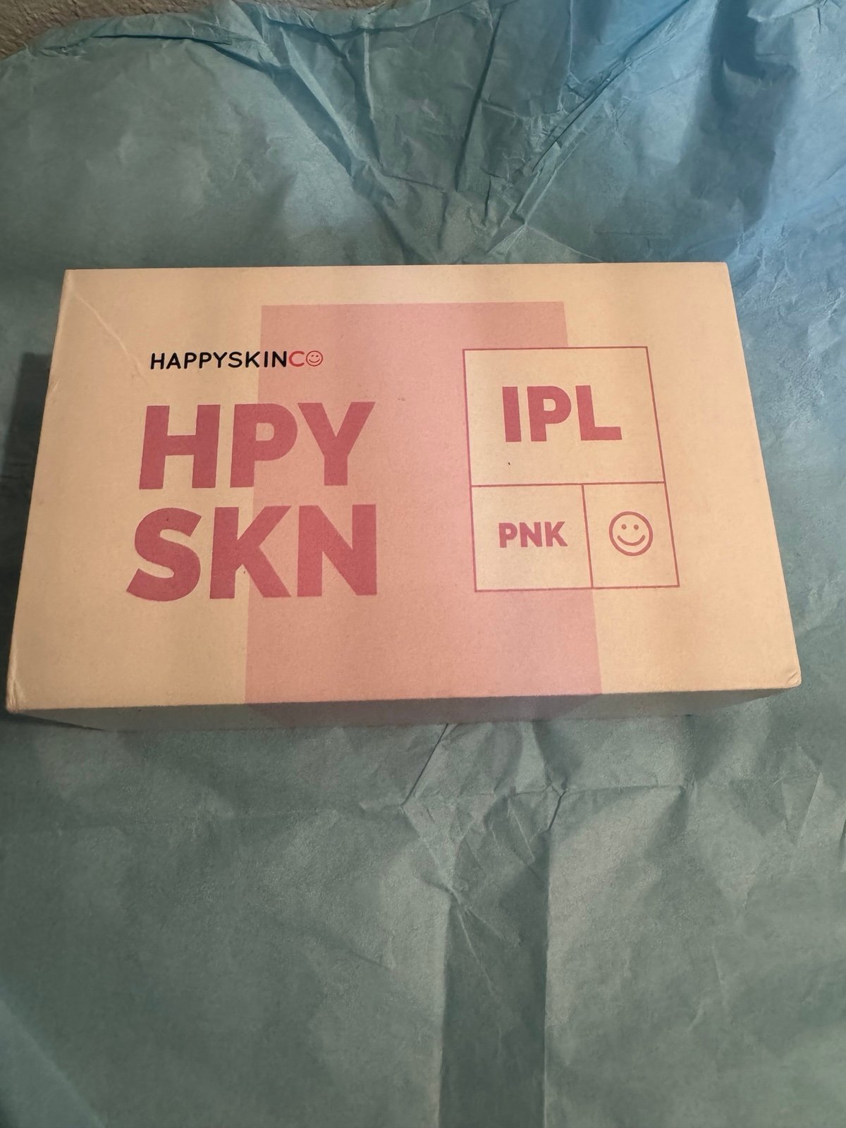 HappySkinCo IPL Laser Hair Removal System Handheld Pink Painless Handset