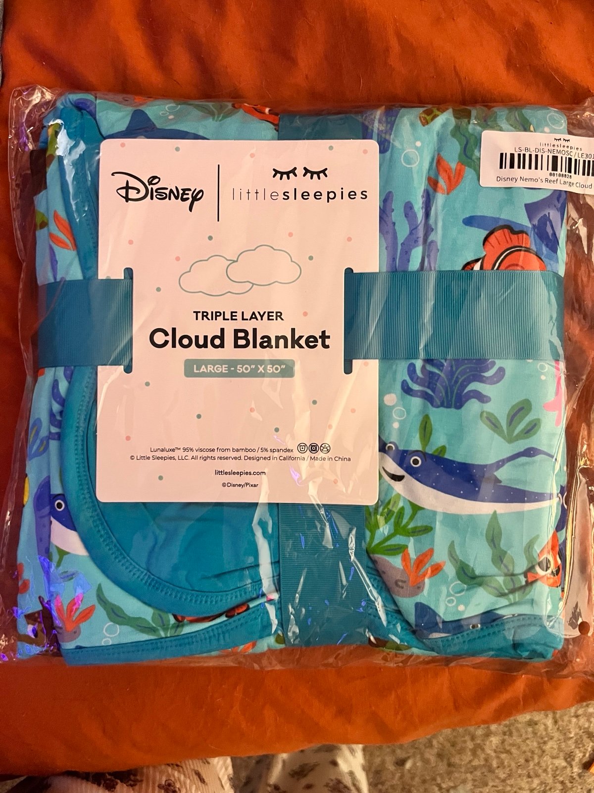 Little Sleepies Nemo Cloud Blanket
