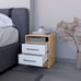 Philadelphia Nightstand w/ 2 Drawers & Shelf