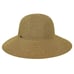 Betmar New York Gossamer Women Sun Hat Rattlesnake One Size Woven Design Floppy