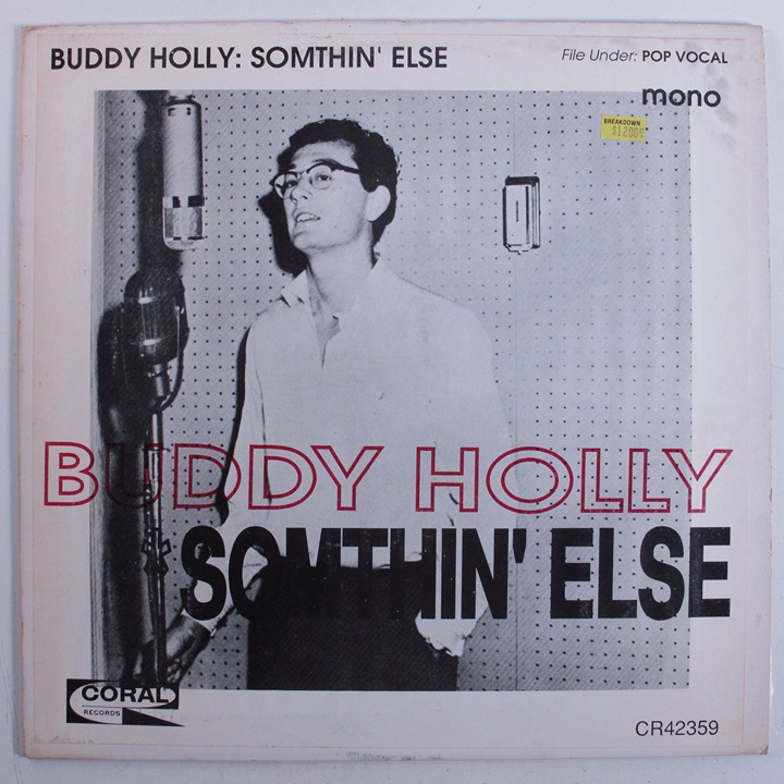 BUDDY HOLLY-Somthin' Else CORAL RECORDS LP Rare Vinyl