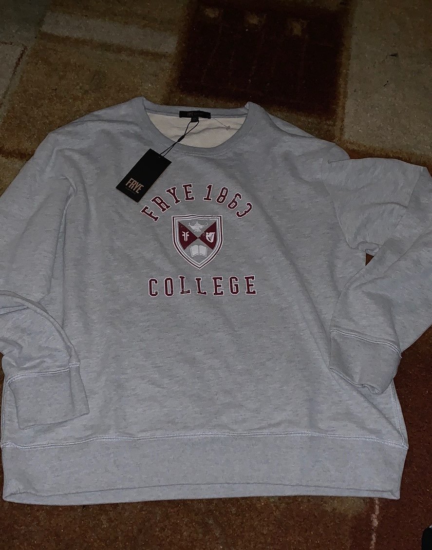 Frye College Crew Neck Sweater