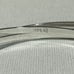Sterling silver - Inter-locking 3mm (each) Triple band 8” Bangle Bracelet