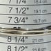 Sterling silver - Inter-locking 3mm (each) Triple band 8” Bangle Bracelet