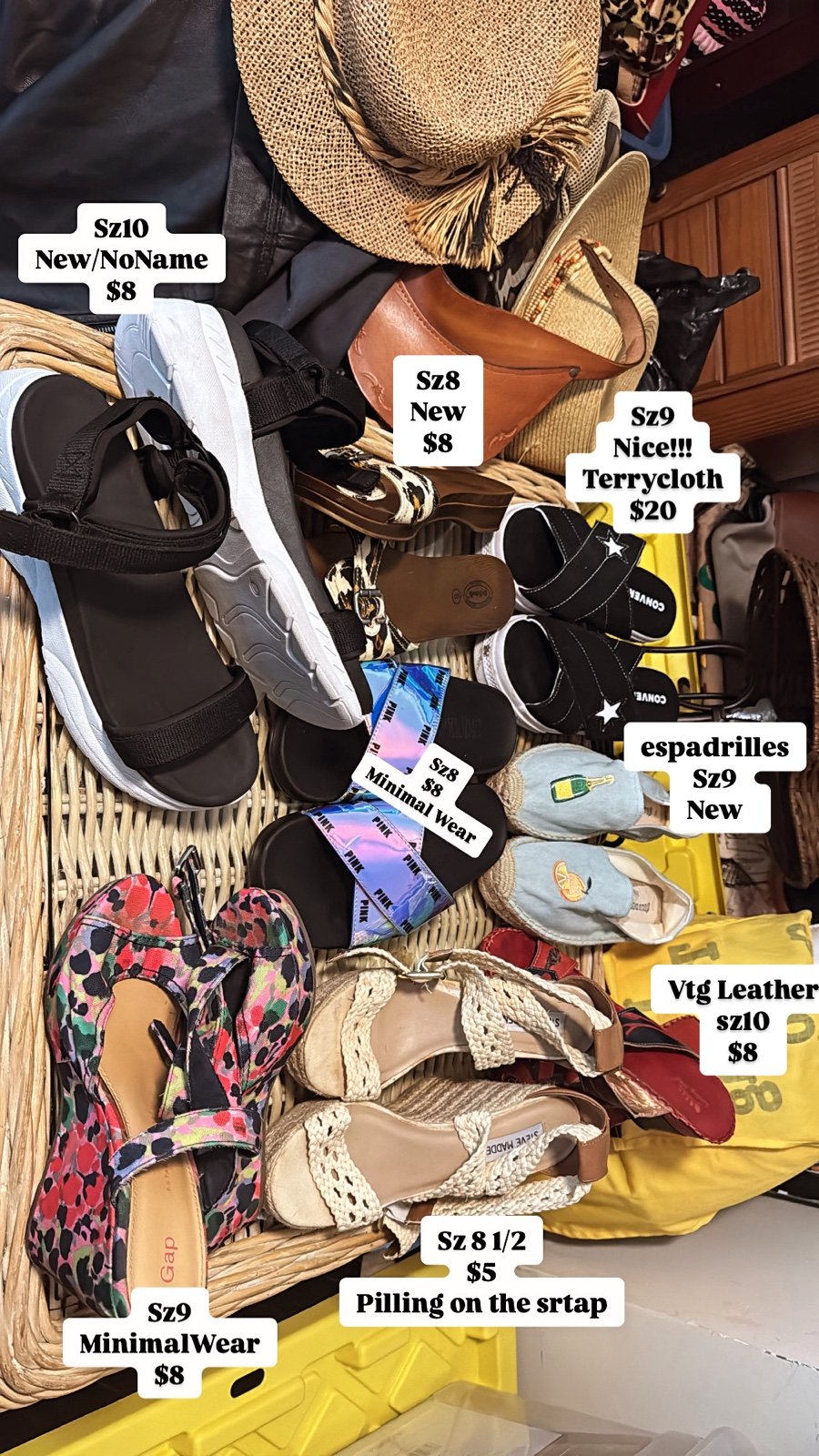 All shoe sold separately