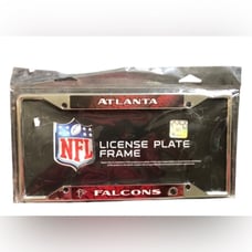 NFL Atlanta Falcons Stainless License Plate Frame Football Fan Favorite Fall