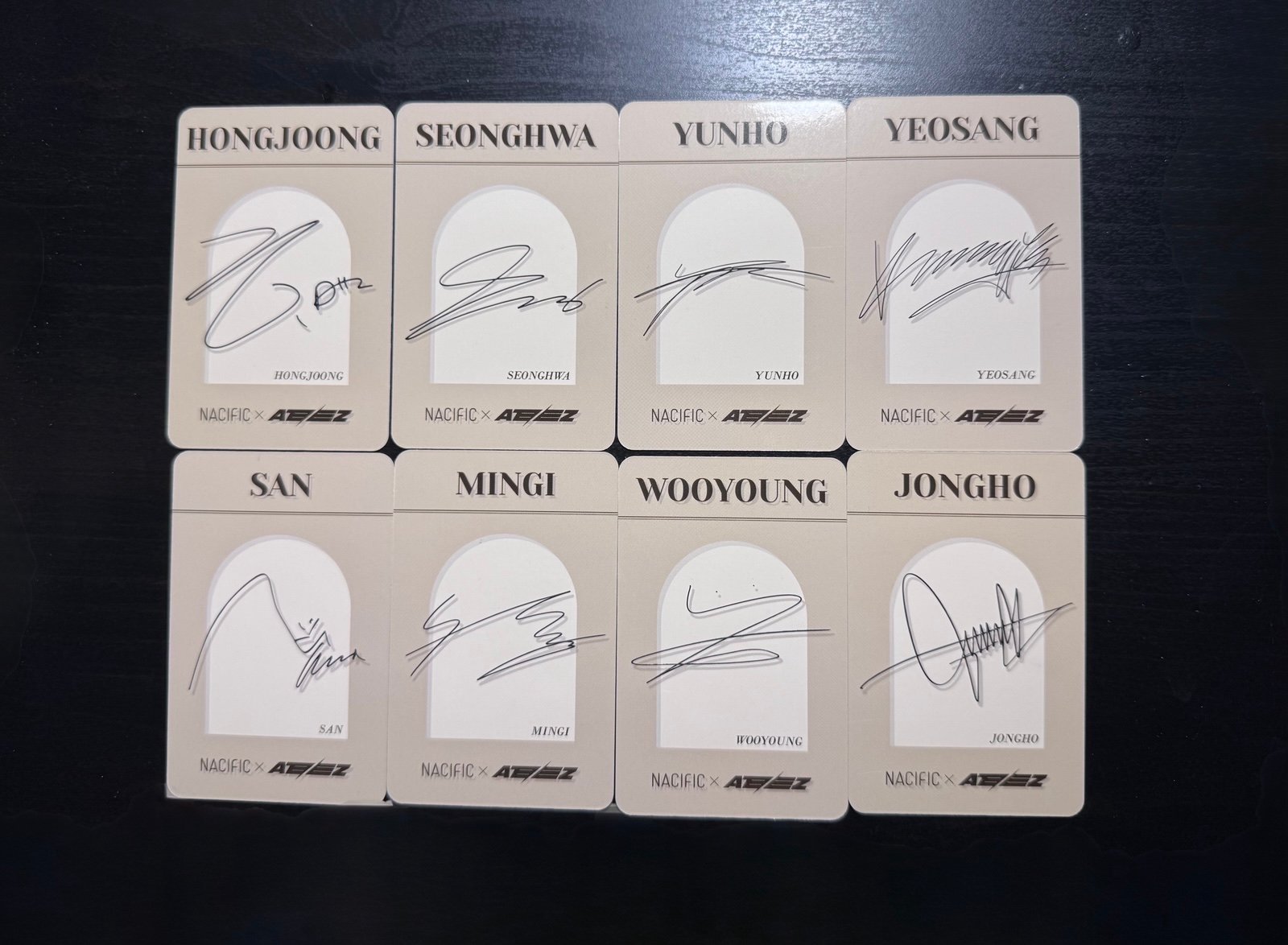 NACIFIC x ATEEZ Floral Set with OT8 Photocards and Special