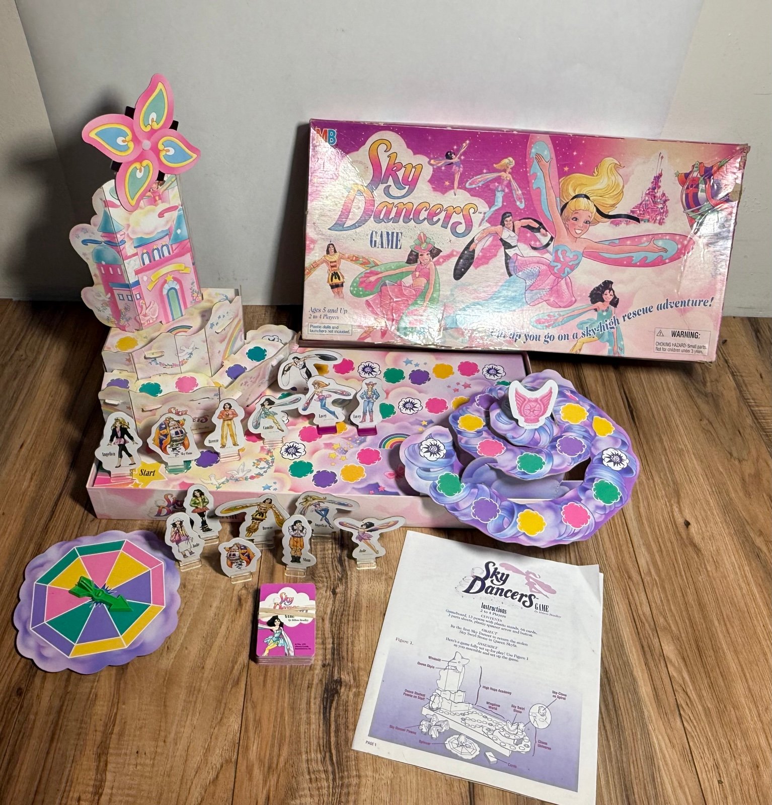 Vintage Dancers Board Game Milton Bradley 1995 RARE Complete w/ Instructions