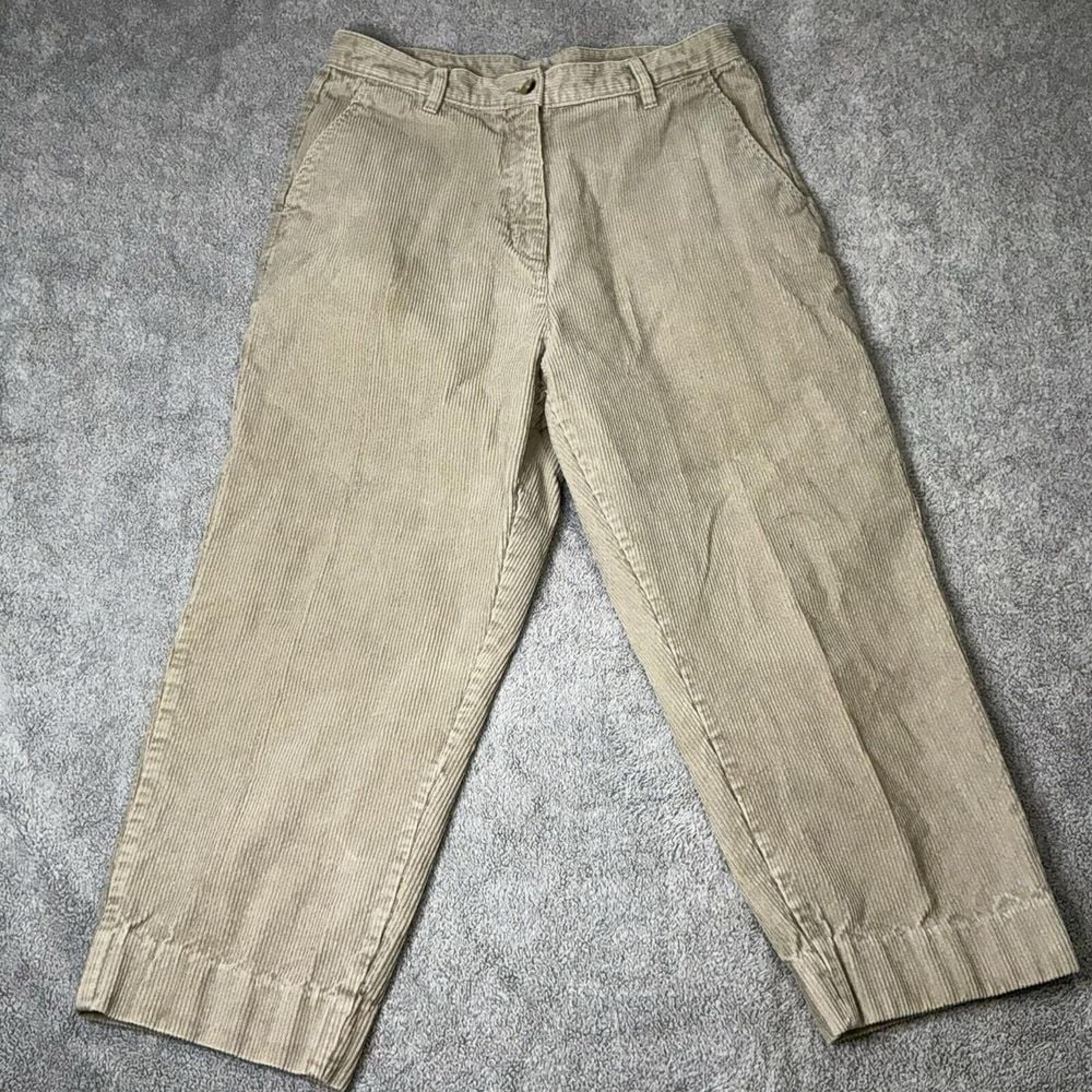 Woolrich 1964 Pants Women's 29x23 Beige Khaki Corduroy High Rise Preppy