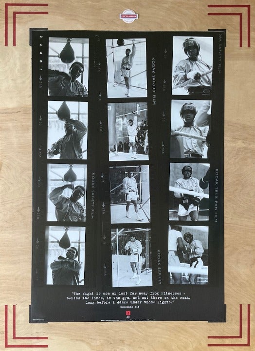 Muhammad Ali Kodak Film Collage with Quote Poster 24 x 36