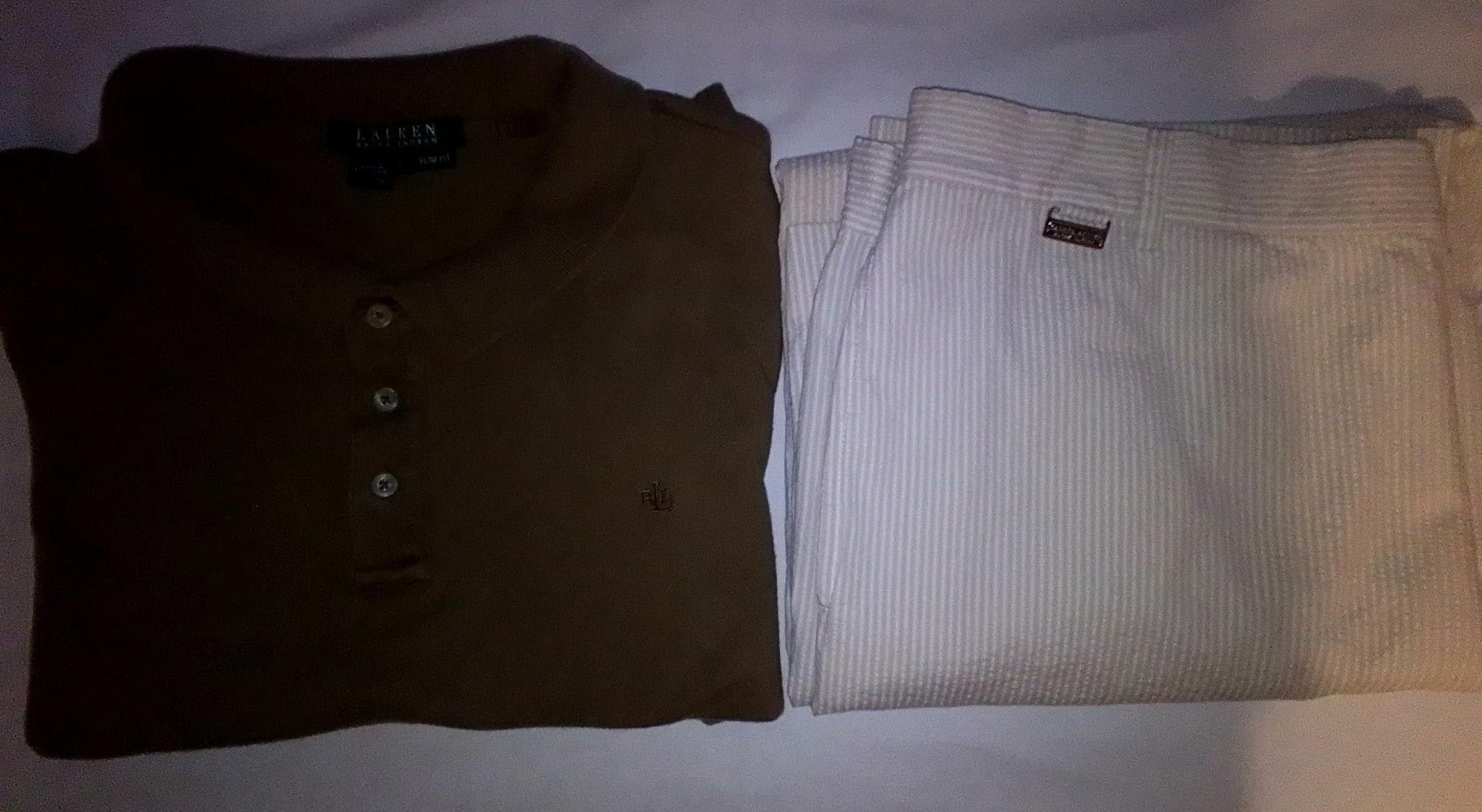 Lauren Active Athletic Ralph Lauren Size 14 Pants w/ Lauren R.L. X.L. Polo Shirt