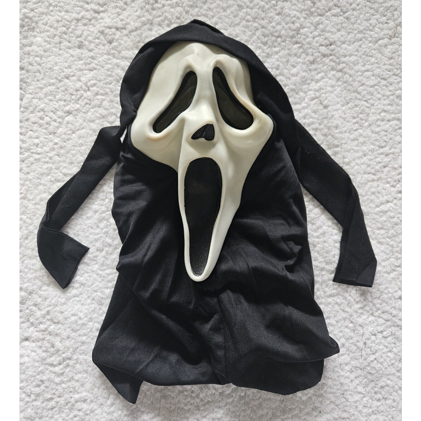 Vintage Scream Ghost Face Mask S9206 Easter Unlimited Fun World Glow In The Dark