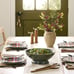 Hearth & Hand Magnolia 108oz Scallop Stoneware Footed Serving Bowl Christmas