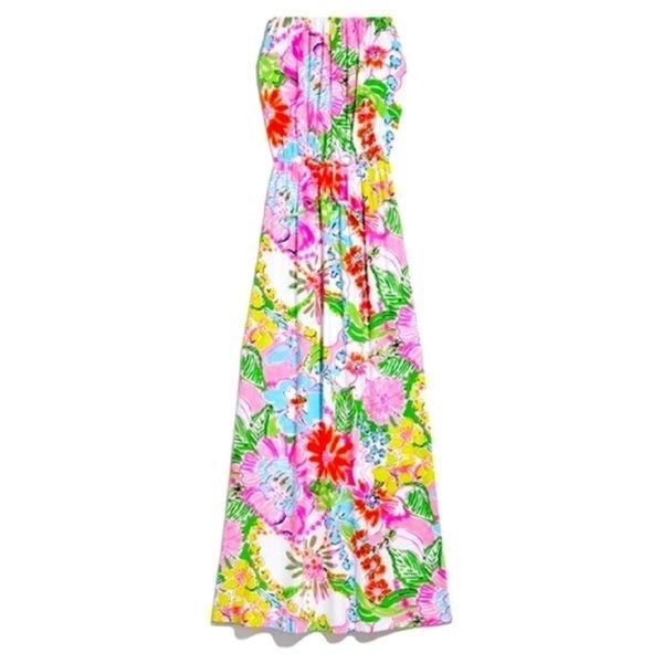 ️NWOT Lilly Pulitzer Nosey Posey Floral Sleeveless Long Maxi Dress Medium
