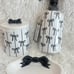 Bow - black and white bathroom set