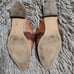Genuine leather mules