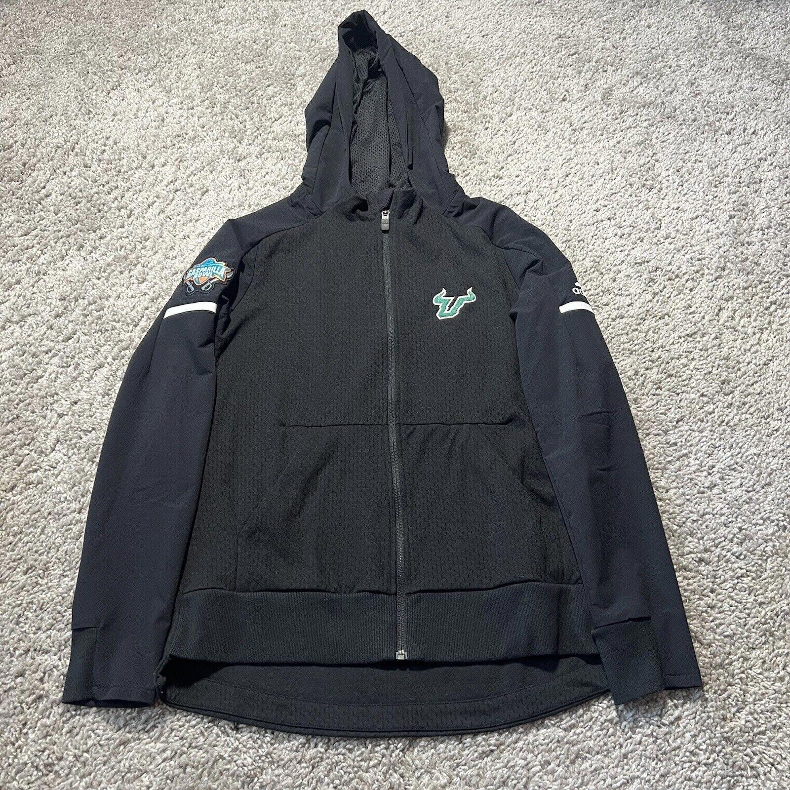 Adidas USF Bulls Gasparilla Bowl Full Zip Hoodie Mens XS Team Issued Football