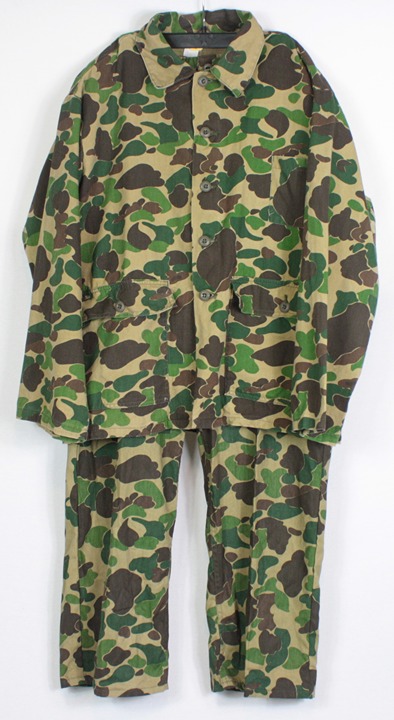 Vintage 80s 90s Frogskin Duck Camo Jacket & Pants Suit Mens L hunting hip hop