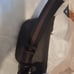 Coach black pebbled leather fanny pack / chest bag