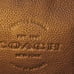 Coach black pebbled leather fanny pack / chest bag