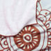 VIX Blue Lotus Shaped Towel