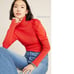 Anthropologie Cecilia Puff-Sleeved Turtleneck