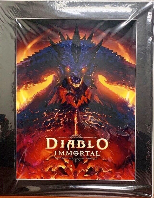 Rare Blizzard Diablo Immortal Limited Art Print Edition# X/750 Sealed w/ COA