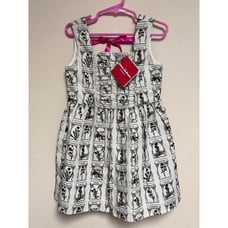 Hanna Andersson Easter Printed fully lined Dress New with Tags 100 4T