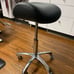 Professional Saddle Stool with Wheels Ergonomic Swivel Rolling Height Adjustable
