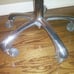 Professional Saddle Stool with Wheels Ergonomic Swivel Rolling Height Adjustable
