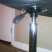 Professional Saddle Stool with Wheels Ergonomic Swivel Rolling Height Adjustable