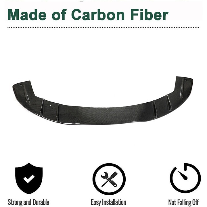 New Tesla Model Y 2020-2023 Rear Lower Lip Bumper Lip Diffuser Real Carbon Fiber