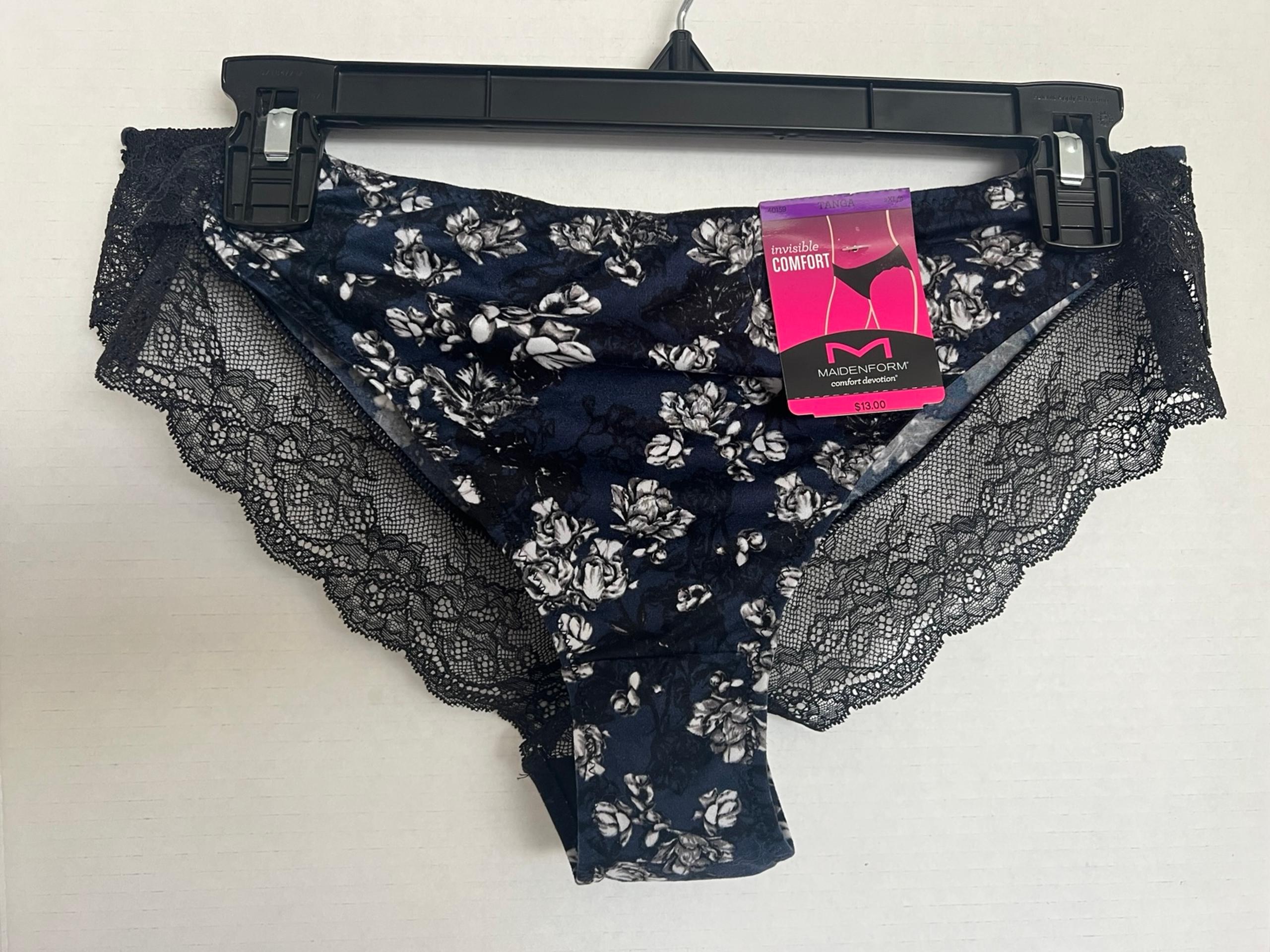 1-pack Comfort Devotion Tanga 40159 Multicolor Size 2XL/9 NEW! - Maidenform