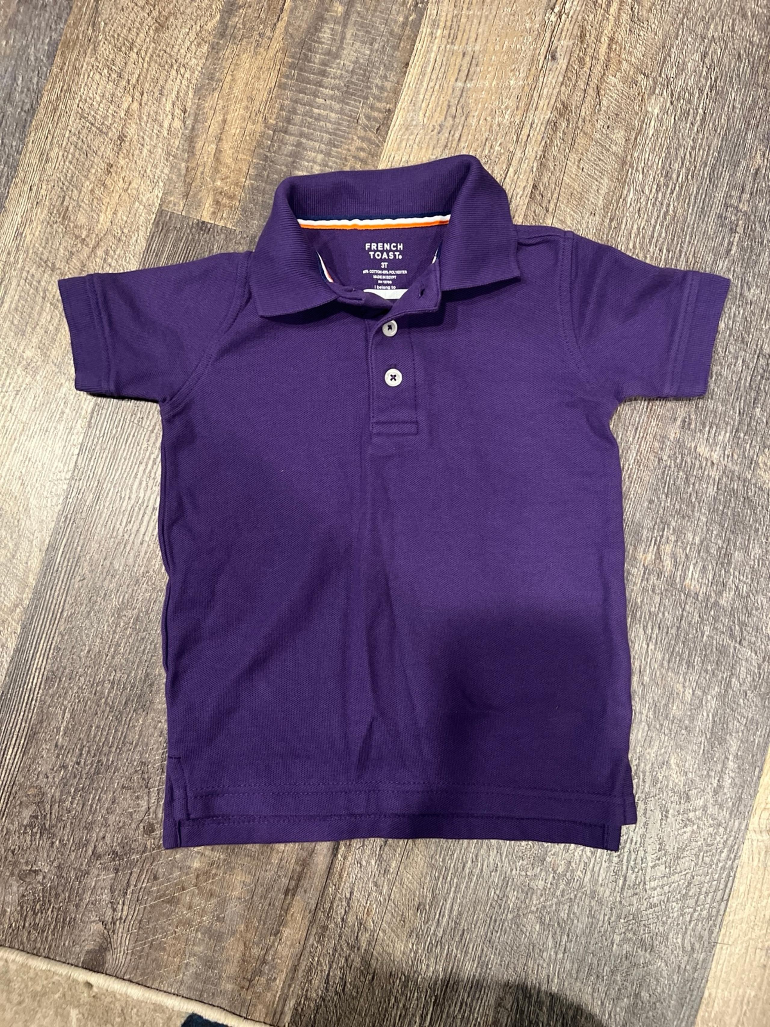 French Toast Polo size 3T