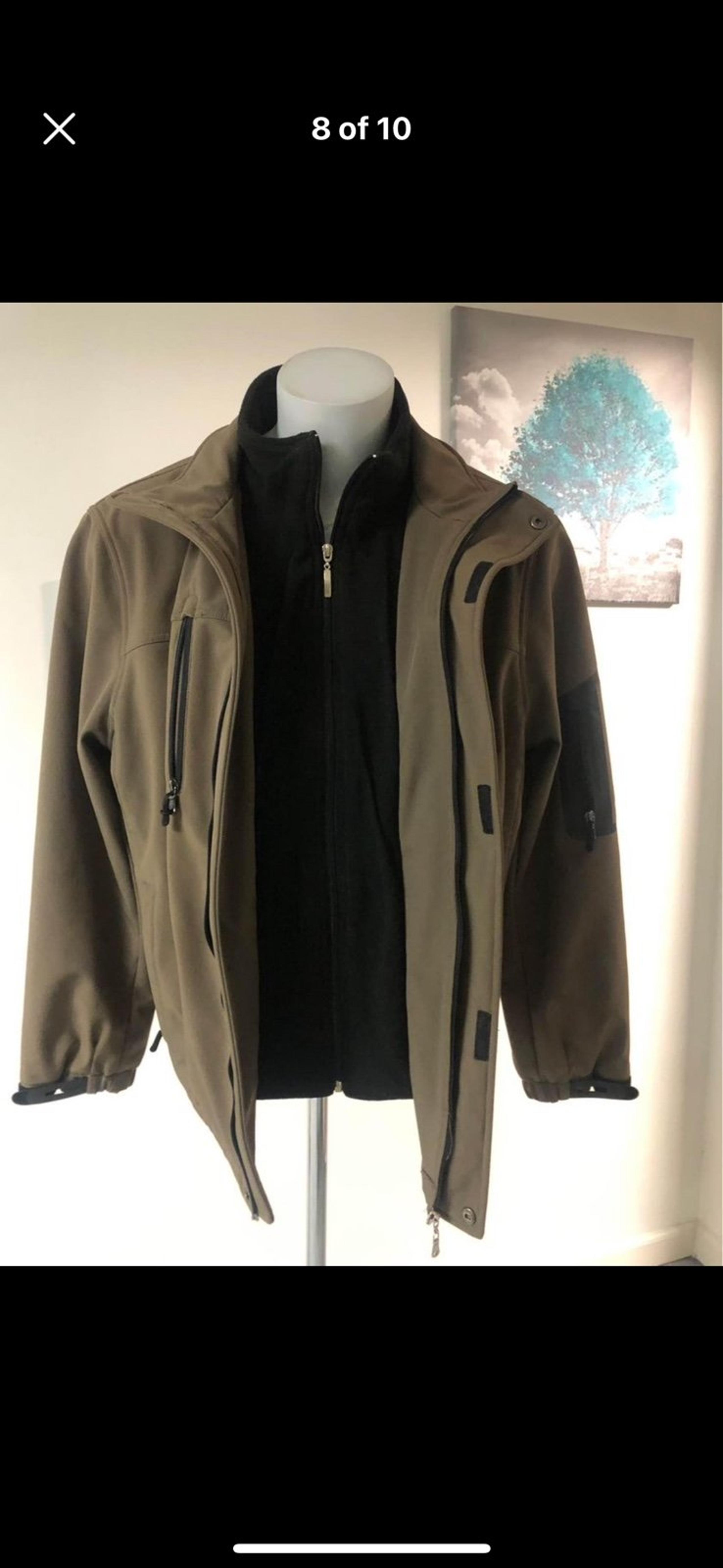 Jacket Calvin Klein Softshell Water Resistant Mens Jacket Size Large