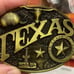State of Texas belt buckle choose silver or gold
