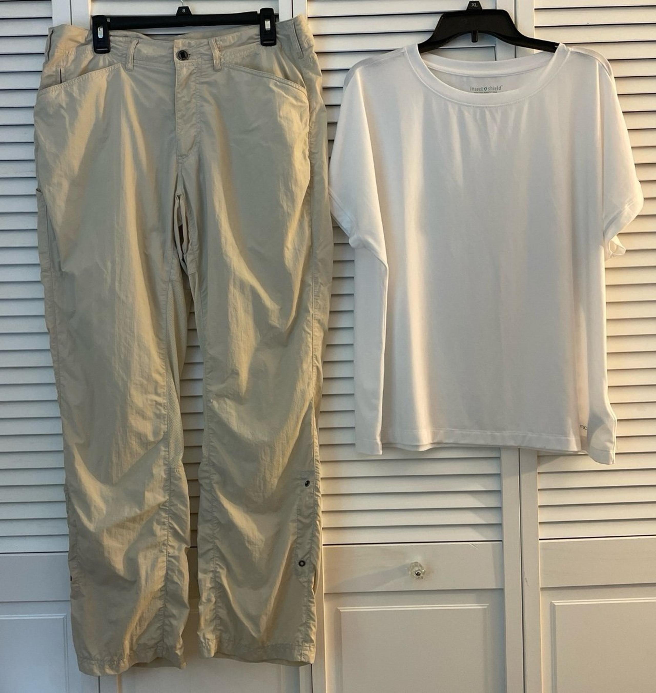 Exofficio Insect Shield Shirt Hiking Pants. BugsAway. Mosquito Repellent Clothes