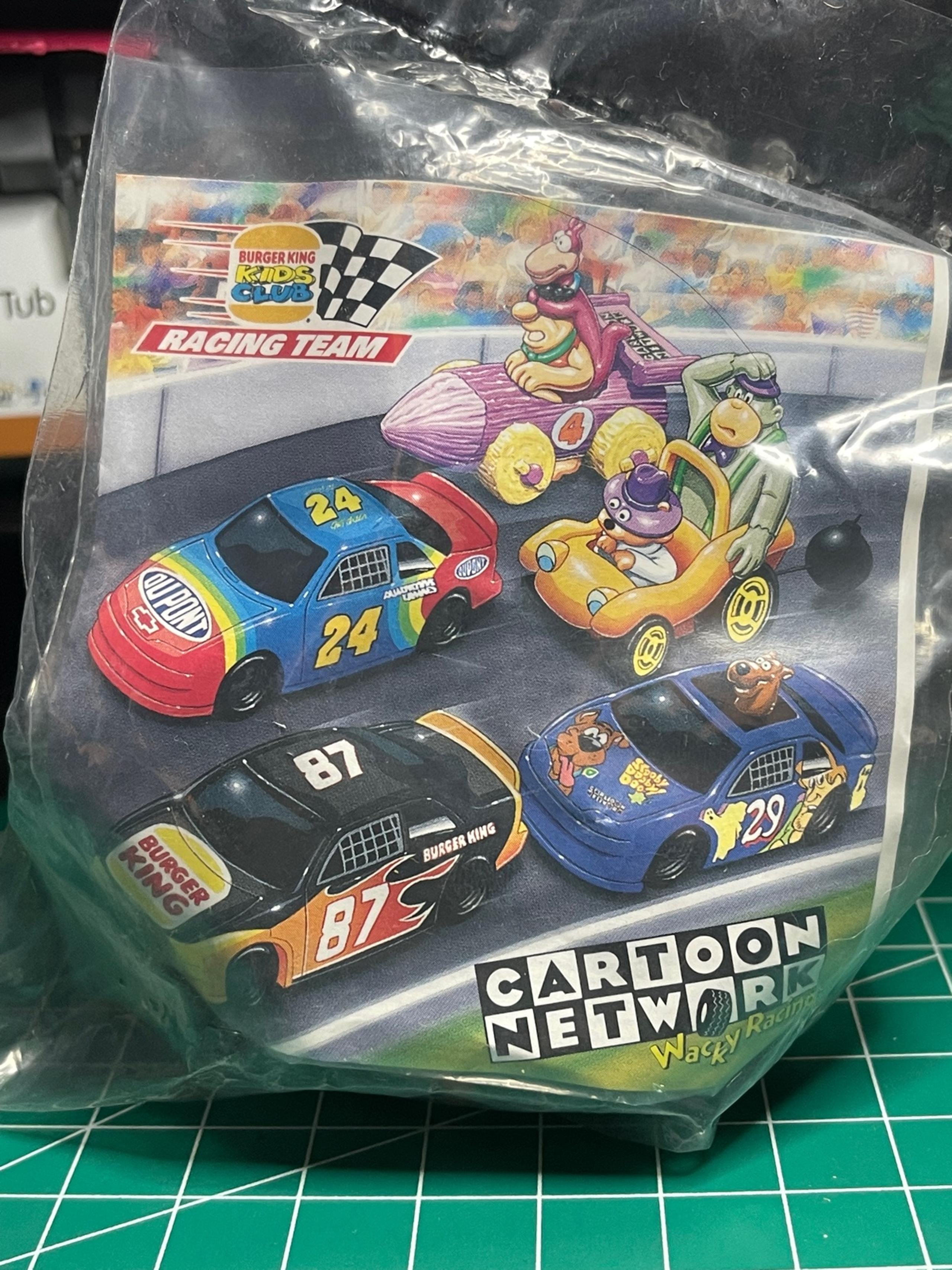 Burger king cartoon network wacky racers 1997