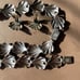 Vintage Niels Erik From Denmark Sterling Silver Flower Bud Jewelry Set