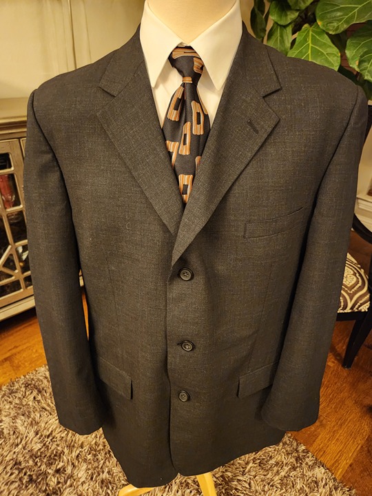 Vintage 90's Versini Men's 100% Wool Blazer Sz 46.