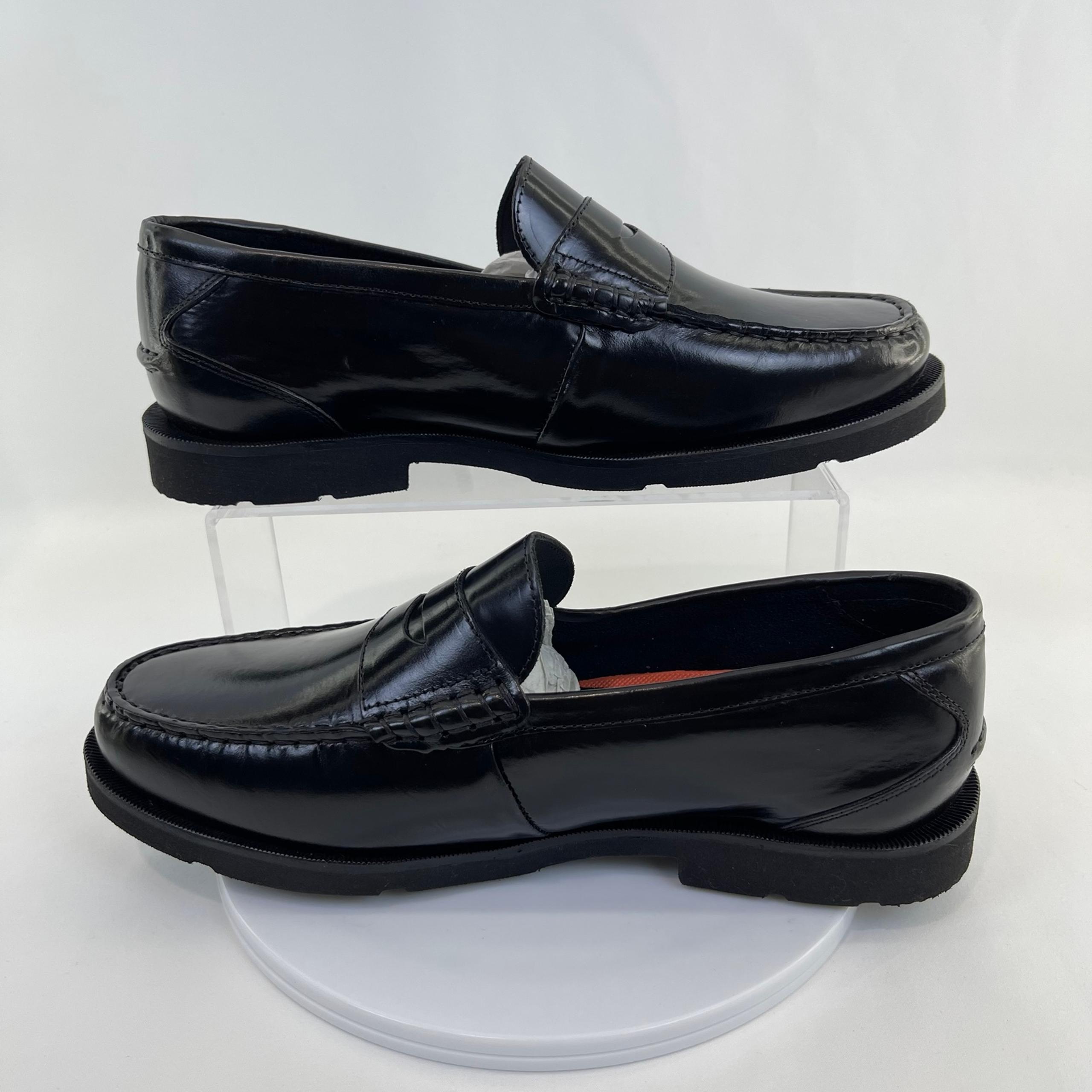 Rockport Modern Prep Penny Men's Black Loafers & Slip Ons Penny Shoes | Sz 9
